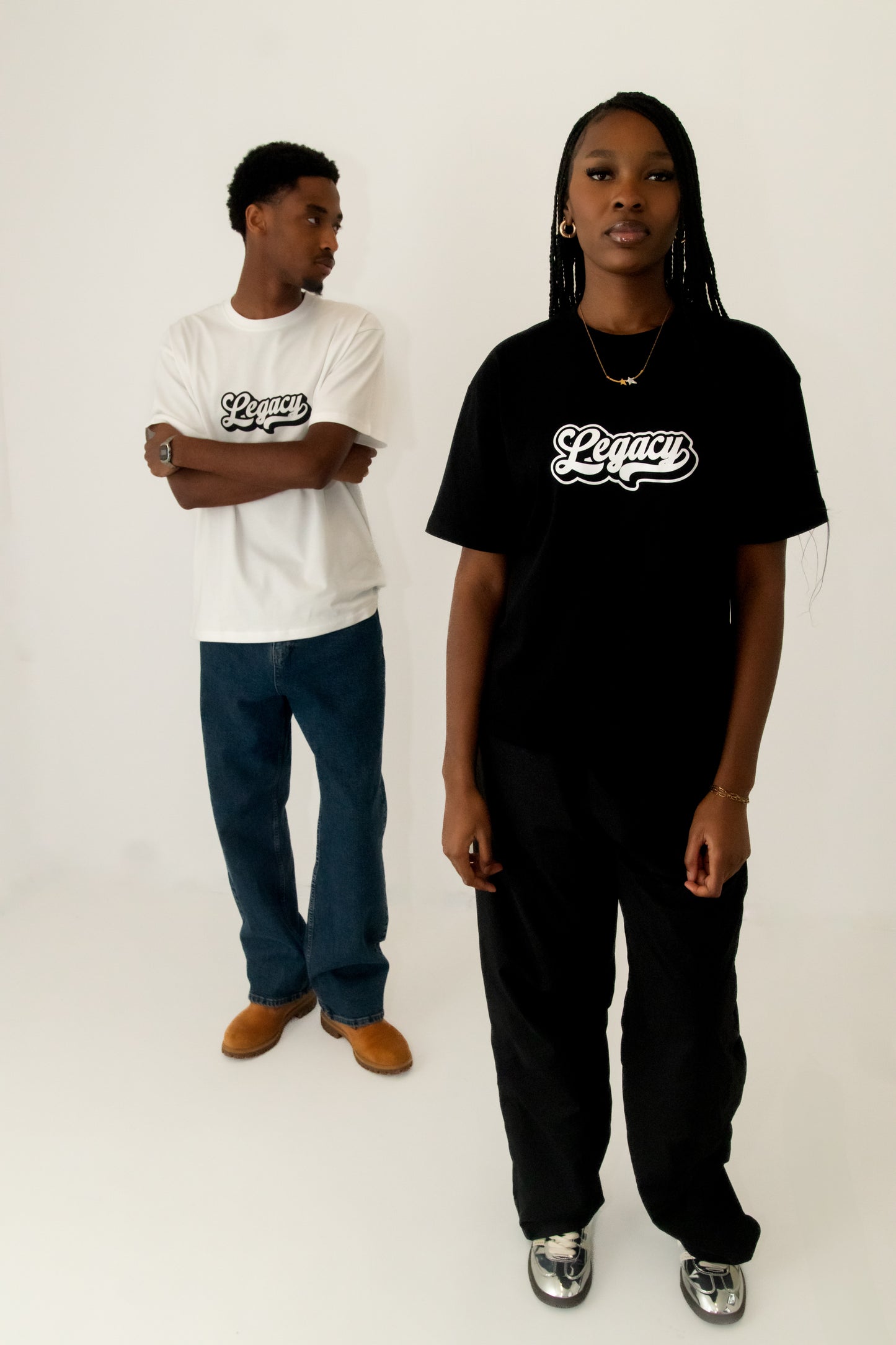 LEGACY LOGO TEE WHITE