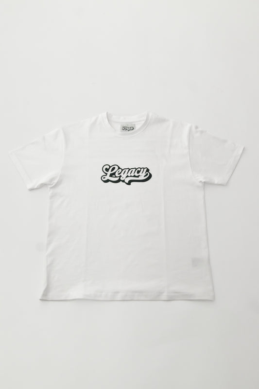 Legacy logo tee white