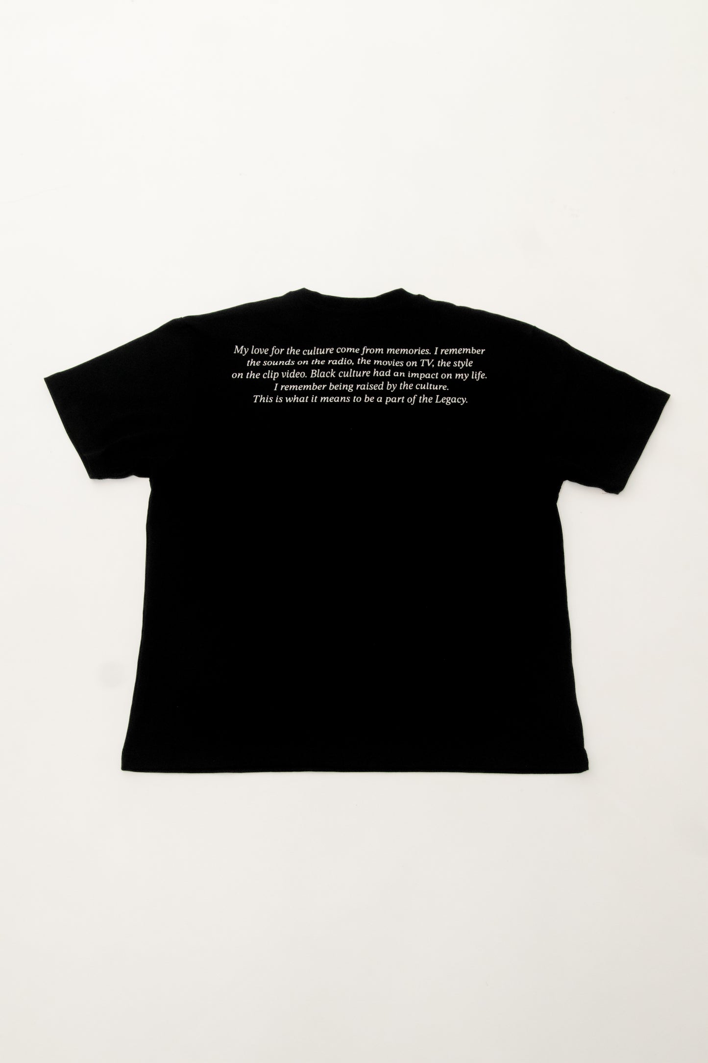 Legacy logo tee black