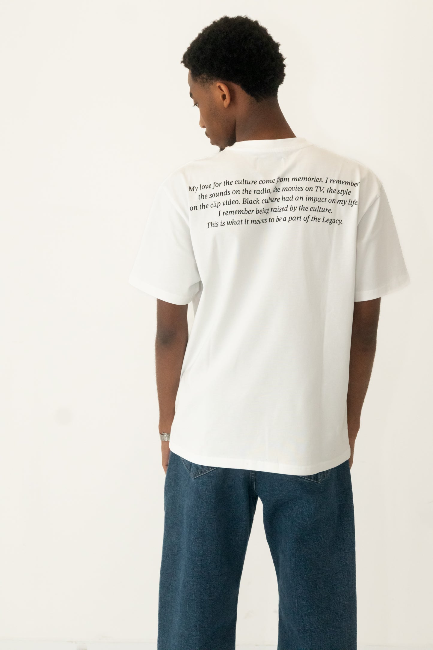 LEGACY LOGO TEE WHITE