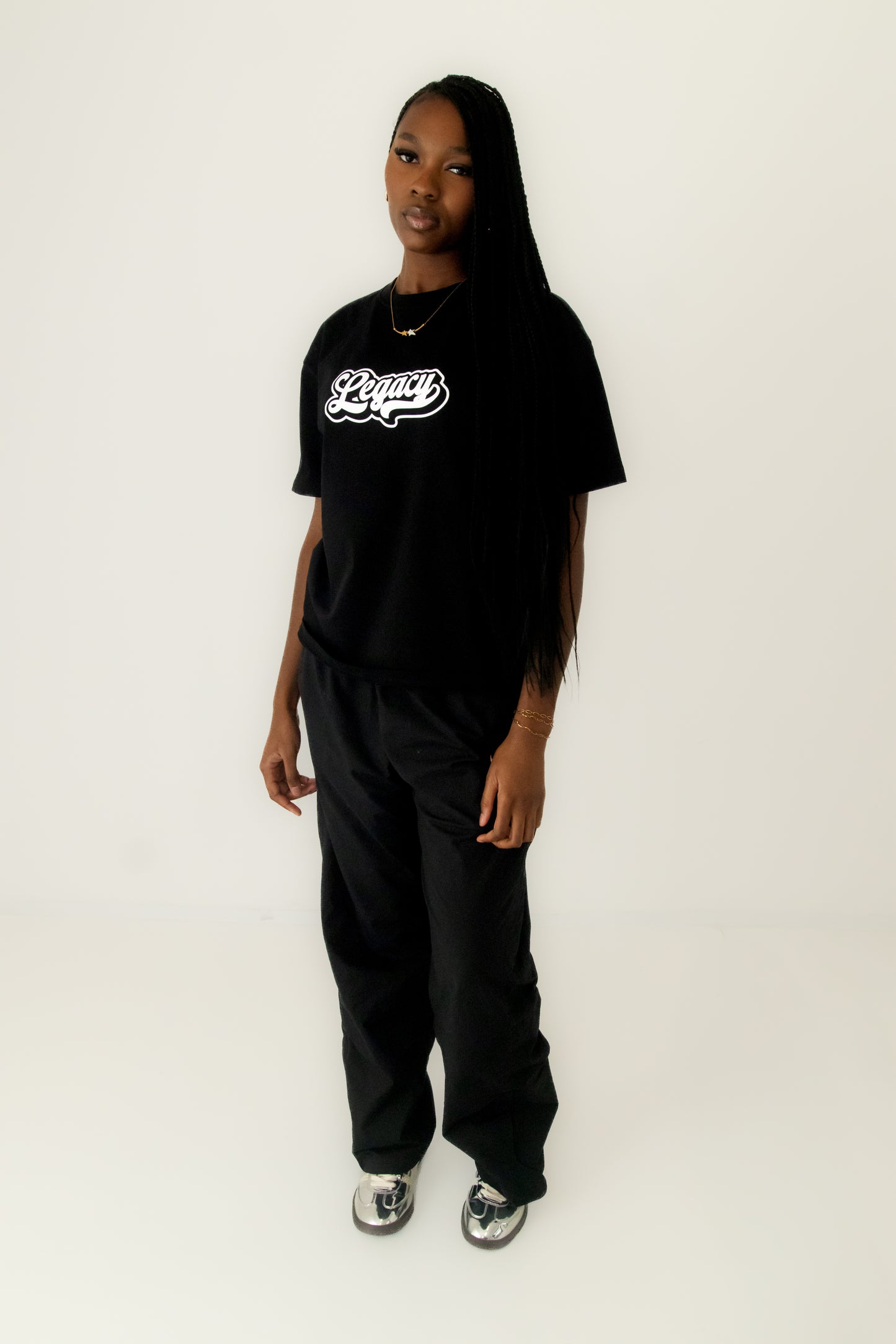 Legacy logo tee black