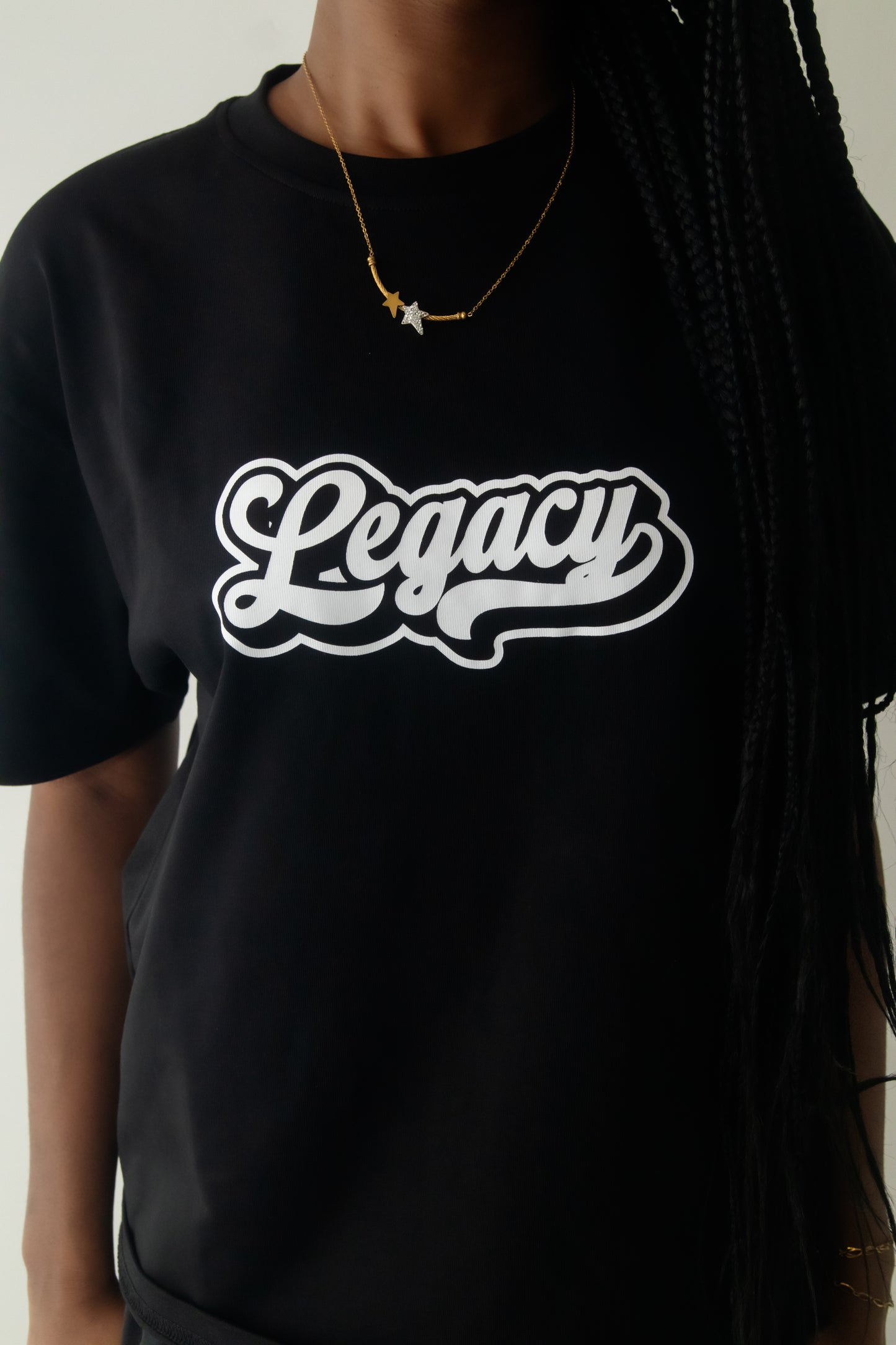 Legacy logo tee black